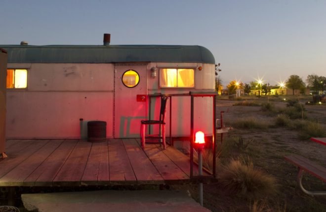 El Cosmico Trailer Park, restored trailers, retro trailer park, el cosmic trailer homes, restored trailer parks, off grid living, marfa, texas, marfa trailer park, off grid trailers, trailer conversions, van conversions, nomadic living, yurts in marfa, camping in marfa, trailer rentals marfa