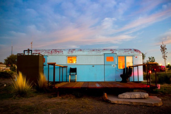 El Cosmico Trailer Park, restored trailers, retro trailer park, el cosmic trailer homes, restored trailer parks, off grid living, marfa, texas, marfa trailer park, off grid trailers, trailer conversions, van conversions, nomadic living, yurts in marfa, camping in marfa, trailer rentals marfa