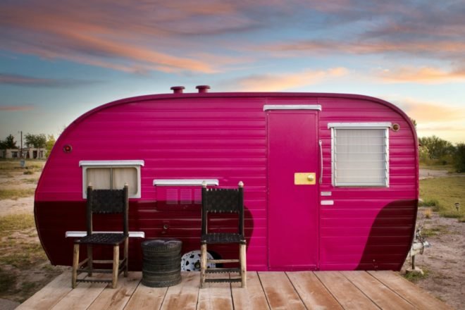 El Cosmico Trailer Park, restored trailers, retro trailer park, el cosmic trailer homes, restored trailer parks, off grid living, marfa, texas, marfa trailer park, off grid trailers, trailer conversions, van conversions, nomadic living, yurts in marfa, camping in marfa, trailer rentals marfa