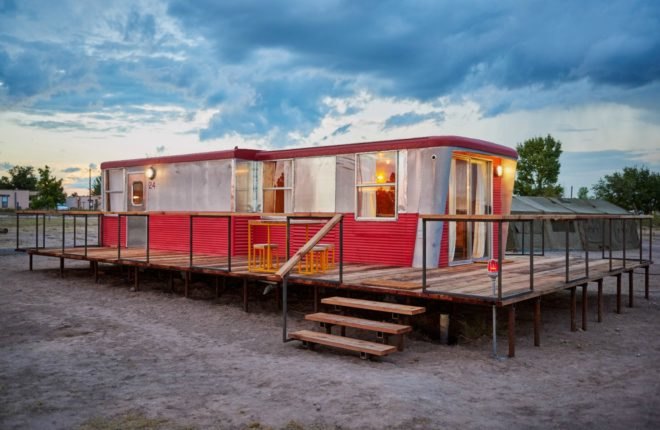 El Cosmico Trailer Park, restored trailers, retro trailer park, el cosmic trailer homes, restored trailer parks, off grid living, marfa, texas, marfa trailer park, off grid trailers, trailer conversions, van conversions, nomadic living, yurts in marfa, camping in marfa, trailer rentals marfa