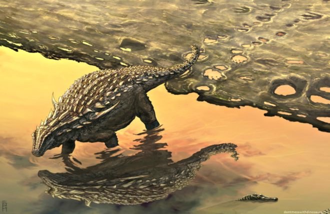 nodosaur, Alberta, Canada, miners, 110-million-years-old