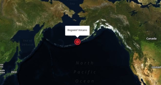 Bogoslaf, volcano eruption, Alaska, code red, aviation,
