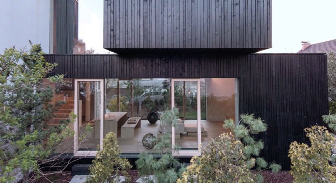 3Shoebox House, Ofis Arhitekti, green renovation, Ljubljana, natural light, staircase, concrete, podium, green architecture