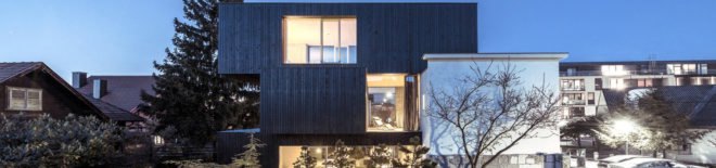 3Shoebox House, Ofis Arhitekti, green renovation, Ljubljana, natural light, staircase, concrete, podium, green architecture