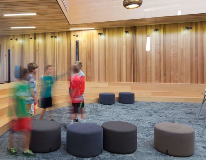 Aspen Community School by Studio B, Aspen Community School, Aspen Community School Colorado, Studio B school renovation, Aspen solar powered school, solar powered primary school,