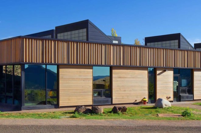 Aspen Community School by Studio B, Aspen Community School, Aspen Community School Colorado, Studio B school renovation, Aspen solar powered school, solar powered primary school,