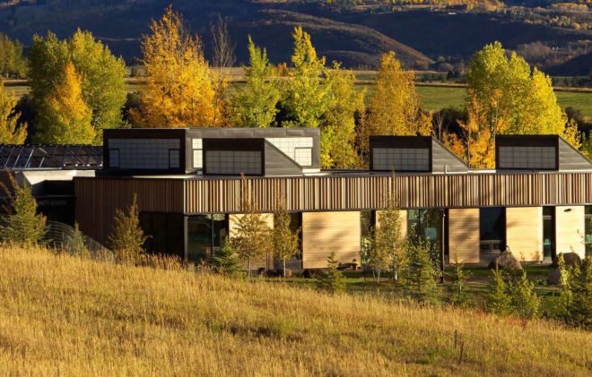 Aspen Community School by Studio B, Aspen Community School, Aspen Community School Colorado, Studio B school renovation, Aspen solar powered school, solar powered primary school,