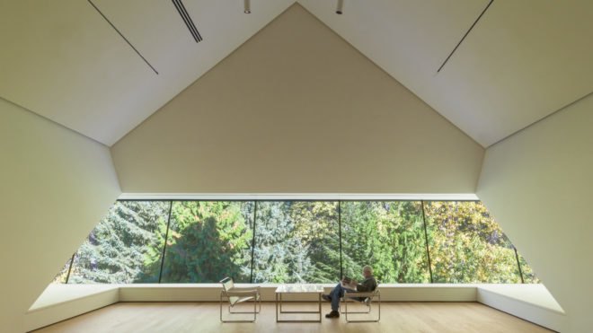 Audain Art Museum, Patkau Architects, museum, British Museum, metal facade, wooden cladding, green architecture, flooding, glass walkways, British Columbia