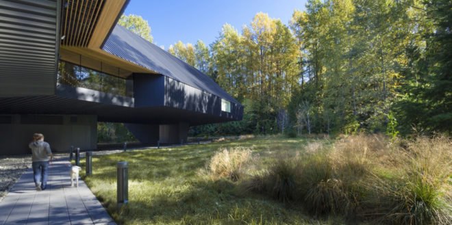 Audain Art Museum, Patkau Architects, museum, British Museum, metal facade, wooden cladding, green architecture, flooding, glass walkways, British Columbia