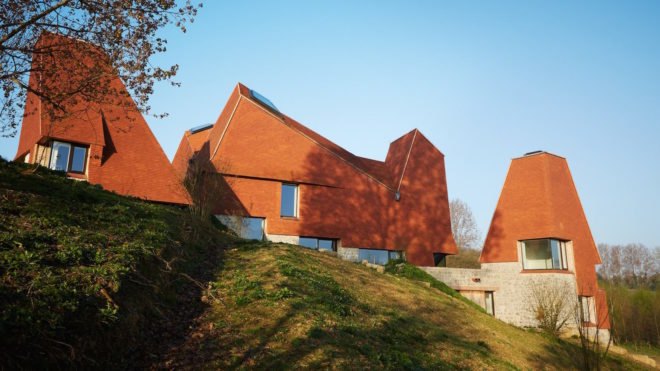 Caring Wood by Macdonald Wright Architects, Caring Wood by Rural Office for Architecture, multigenerational country house, contemporary English country house, PPS7 passed housing, modern multigenerational housing, Kent architecture, English country architecture,