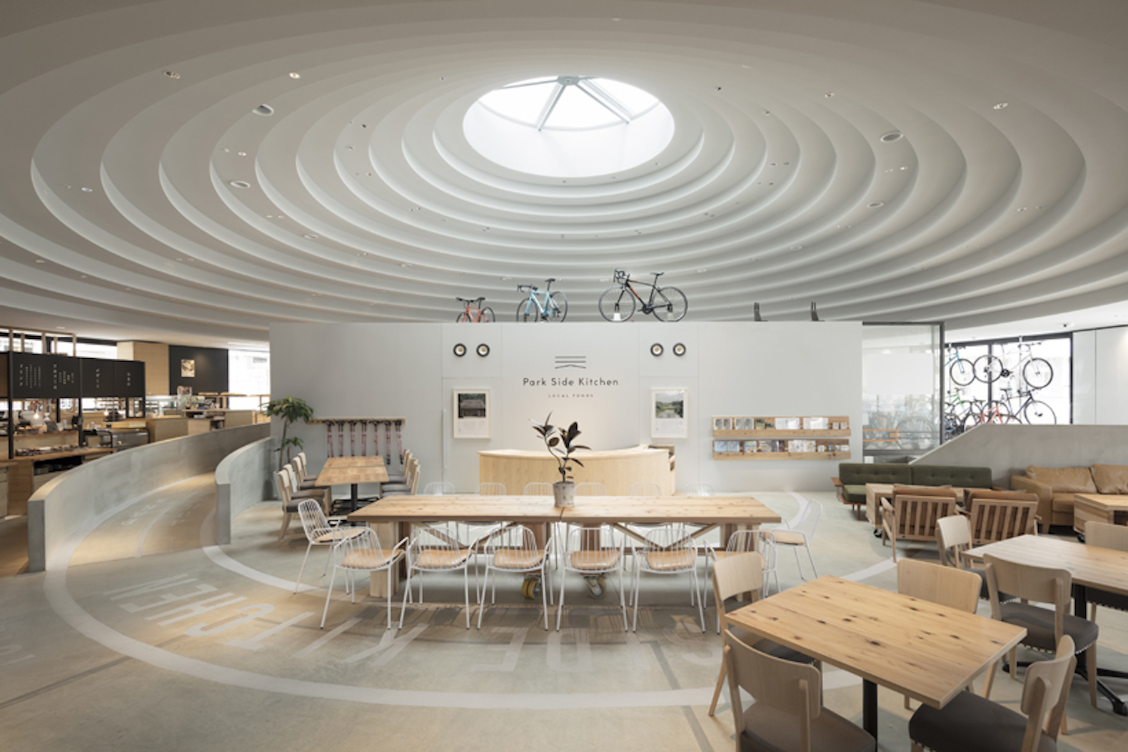 CoFuFun by Nendo, CoFuFun plaza, CoFuFun Japan, CoFuFun Tenri Station, Tenri station plaza, Cofun, ancient Japanese tombs, nendo public space, nendo design, nendo urban design, multirpurpose plaza design, precast white concrete,