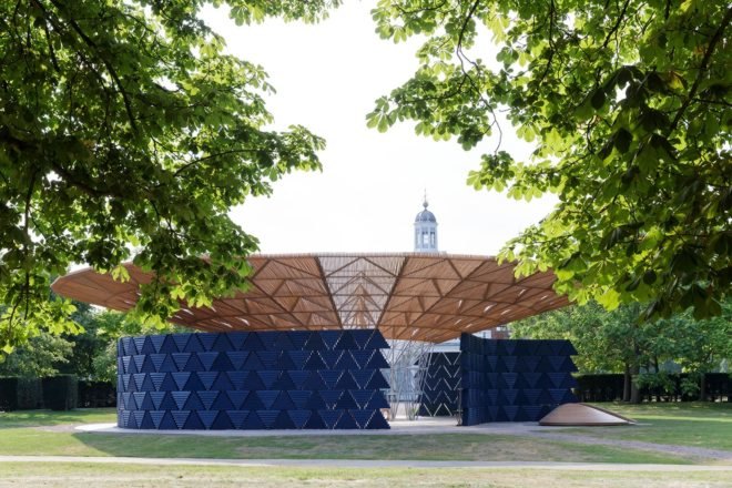 Diébédo Francis Kéré, Kéré Architecture, Serpentine Pavilion by Diébédo Francis Kéré, Serpentine Pavilion, 2017 Serpentine Pavilion, Serpentine Galleries, architecture, design, pavilion, pavilions, temporary pavilion, temporary pavilions, rainwater, rainwater collection, rainwater gathering, London, Burkina Faso