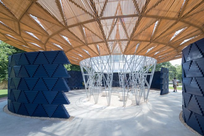 Diébédo Francis Kéré, Kéré Architecture, Serpentine Pavilion by Diébédo Francis Kéré, Serpentine Pavilion, 2017 Serpentine Pavilion, Serpentine Galleries, architecture, design, pavilion, pavilions, temporary pavilion, temporary pavilions, rainwater, rainwater collection, rainwater gathering, London, Burkina Faso