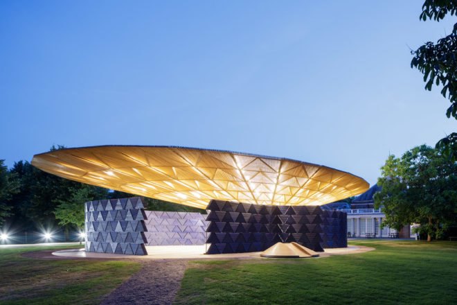 Diébédo Francis Kéré, Kéré Architecture, Serpentine Pavilion by Diébédo Francis Kéré, Serpentine Pavilion, 2017 Serpentine Pavilion, Serpentine Galleries, architecture, design, pavilion, pavilions, temporary pavilion, temporary pavilions, rainwater, rainwater collection, rainwater gathering, London, Burkina Faso