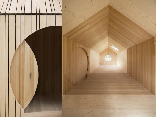 Exhibition House by Innauer-Matt Architekten, Exhibition House for Kaspar Greber, Kaspar Greber timber, Kaspar Greber, Innauer-Matt Architekten, Kaspar Greber pavilion, Innauer-Matt Architekten pavilion, timber pavilion,