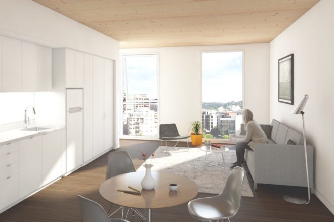 Framework by LEVER Architecture, Framework in portland, Framework timber high-rise, Framework architecture Portland, Framework building cross laminated timber, U.S. Tall Wood Building Prize Competition winner, Framework affordable housing Portland