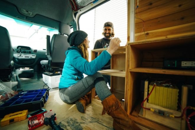 Van living, Home Sweet Van, converted van, tiny home living, tiny homes on wheels, transportable homes, van conversion, van design, van dwellings, home on wheels, van homes, tiny home design, nomadic travels, nomad vans, custom made vans, 3d, van dwelling, storage space, compact homes