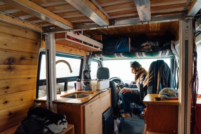 Van living, Home Sweet Van, converted van, tiny home living, tiny homes on wheels, transportable homes, van conversion, van design, van dwellings, home on wheels, van homes, tiny home design, nomadic travels, nomad vans, custom made vans, 3d, van dwelling, storage space, compact homes
