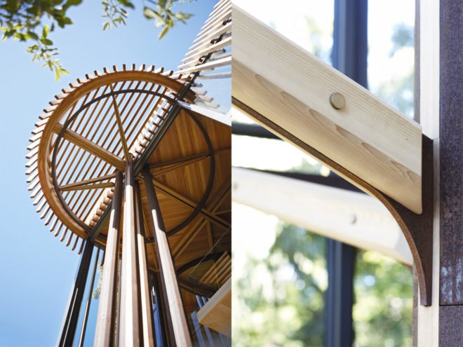 House Paarman by Malan Vorster, Malan Vorster treehouse, forest inspired buildings, tree inspired architecture, tree house in Cape Town, House Paarman tree house, South Africa tree house,