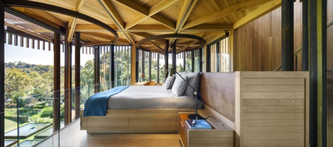 House Paarman by Malan Vorster, Malan Vorster treehouse, forest inspired buildings, tree inspired architecture, tree house in Cape Town, House Paarman tree house, South Africa tree house,