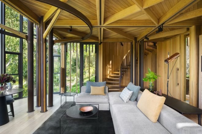 House Paarman by Malan Vorster, Malan Vorster treehouse, forest inspired buildings, tree inspired architecture, tree house in Cape Town, House Paarman tree house, South Africa tree house,