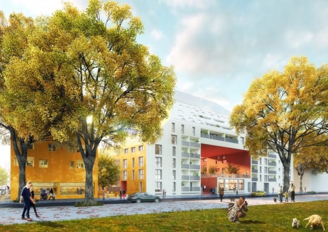 Ilot Queyries by MVRDV, Bordeaux new masterplan, Bordeaux modern development, Ilot Queyries, Ilot Queyries masterplan, ZAC Bastide-Niel, Ilot Queyries by Flint, French modern masterplan