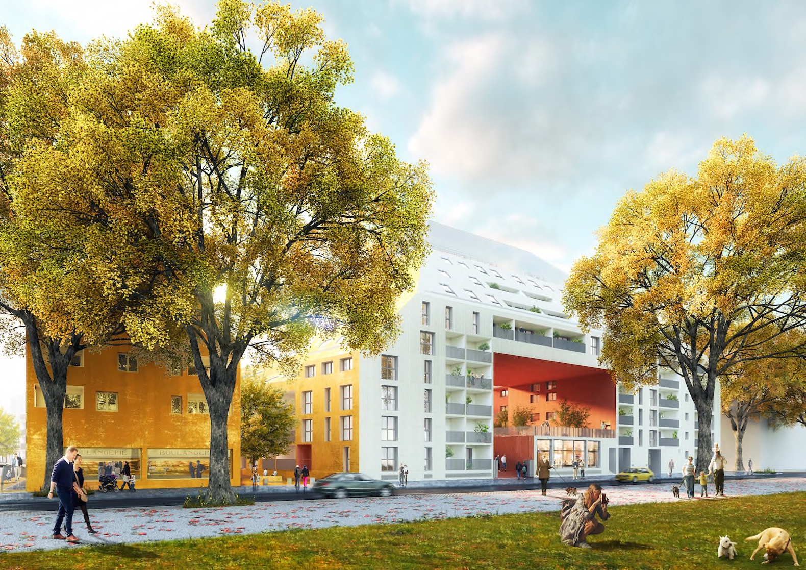Ilot Queyries by MVRDV, Bordeaux new masterplan, Bordeaux modern development, Ilot Queyries, Ilot Queyries masterplan, ZAC Bastide-Niel, Ilot Queyries by Flint, French modern masterplan