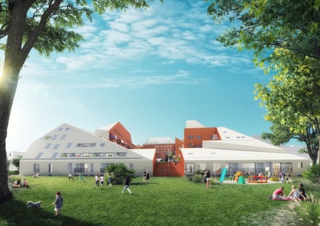 Ilot Queyries by MVRDV, Bordeaux new masterplan, Bordeaux modern development, Ilot Queyries, Ilot Queyries masterplan, ZAC Bastide-Niel, Ilot Queyries by Flint, French modern masterplan