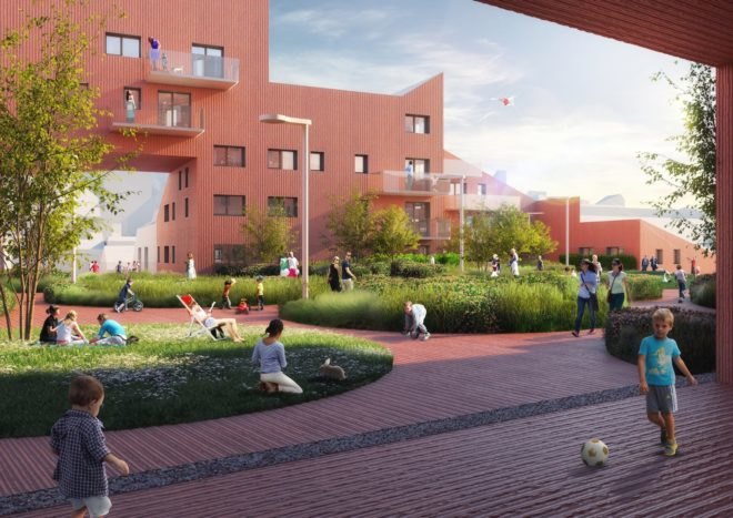 Ilot Queyries by MVRDV, Bordeaux new masterplan, Bordeaux modern development, Ilot Queyries, Ilot Queyries masterplan, ZAC Bastide-Niel, Ilot Queyries by Flint, French modern masterplan