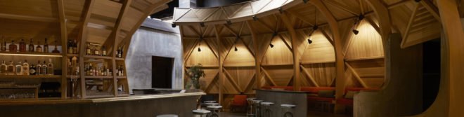 Kinfolk 94 by Berg Design Architecture, Kinfolk Williamsburg, Kinfolk 94 architecture, Kinfolk architecture, Kinfolk on Wythe Avenue, Kinfolk and Buckminster Fuller, timber geodesic dome, timber geodesic shell,