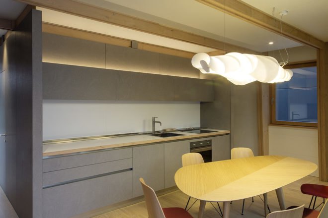 LEAPfactory, LeapHome, Frame, Frame by LEAPfactory, home, homes, house, houses, home model, Italy, prefabricated, prefabricated housing, green home, green house, sustainable home, sustainable house, environmentally friendly, architecture, design, wood, interior, kitchen, dining, dining area