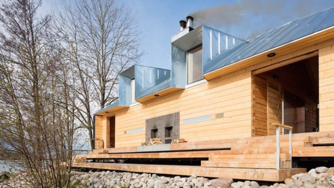 Lonna Sauna hours, Lonna Sauna by OOPEAA, Lonna Sauna in Helsinki, Lonna Sauna in Finland, public saunas in Helsinki, contemporary sauna design, timber sauna natural materials,