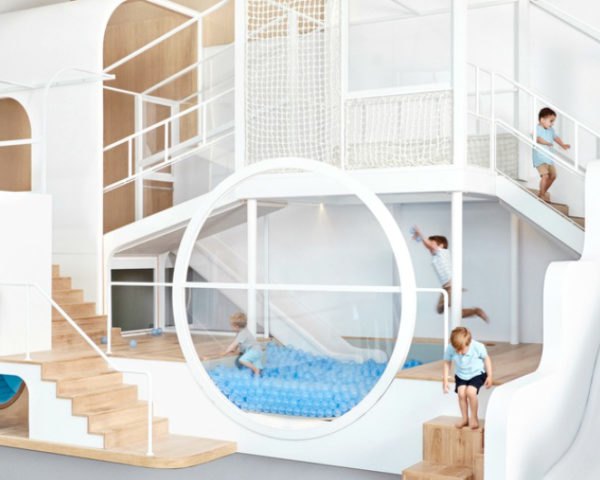 PAL Design, NUBO Pal Design, kindergarten design, minimalist kindergarten design, child-friendly architecture, kindergarten architecture, interior design, childrens spaces, play room design, minimalist kindgarten design, open play spaces, pure play design,