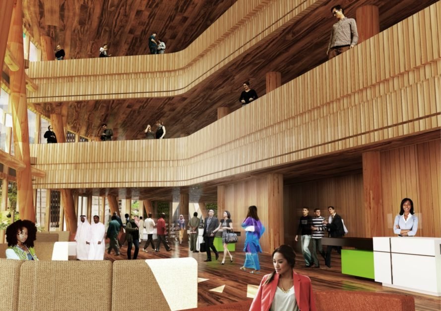 Hermann Kamte & Associates, Native Skyscraper, Experimental Hybrid Wooden Tower, cameroon wooden skyscraper, skyscraper designs, timber skyscrapers, cameroon urban design, skyscapers africa, skyscraper design for cameroon, sustainable design, green design, green building, timber buildings, timber architecture,