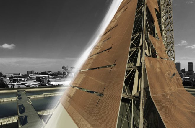 Architecture For a Change, Re-Mining Johannesburg, Re-Mining Johannesburg by Architecture For a Change, Johannesburg, South Africa, Africa, mine, mining, gold mining, gold, acid mine drainage, pollution, landscape, architecture, design, environment, dam, infrastructure, treatment plant, purification plant