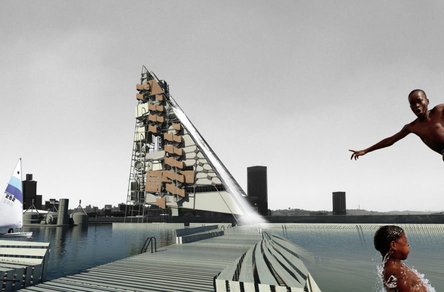 Architecture For a Change, Re-Mining Johannesburg, Re-Mining Johannesburg by Architecture For a Change, Johannesburg, South Africa, Africa, mine, mining, gold mining, gold, acid mine drainage, pollution, landscape, architecture, design, environment, dam, infrastructure, treatment plant, purification plant