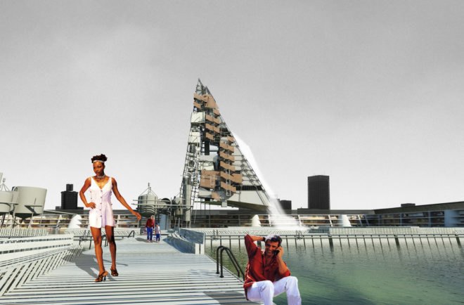 Architecture For a Change, Re-Mining Johannesburg, Re-Mining Johannesburg by Architecture For a Change, Johannesburg, South Africa, Africa, mine, mining, gold mining, gold, acid mine drainage, pollution, landscape, architecture, design, environment, dam, infrastructure, treatment plant, purification plant