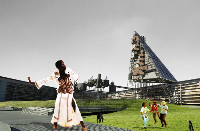 Architecture For a Change, Re-Mining Johannesburg, Re-Mining Johannesburg by Architecture For a Change, Johannesburg, South Africa, Africa, mine, mining, gold mining, gold, acid mine drainage, pollution, landscape, architecture, design, environment, dam, infrastructure, treatment plant, purification plant