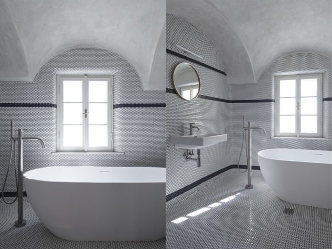Stajnhaus by ORA, Stajnhaus Mikulov, Stajnhaus guest house, adaptive reuse in Czech Republic, home turned into guesthouse, 16th century adaptive reuse,