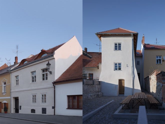 Stajnhaus by ORA, Stajnhaus Mikulov, Stajnhaus guest house, adaptive reuse in Czech Republic, home turned into guesthouse, 16th century adaptive reuse,