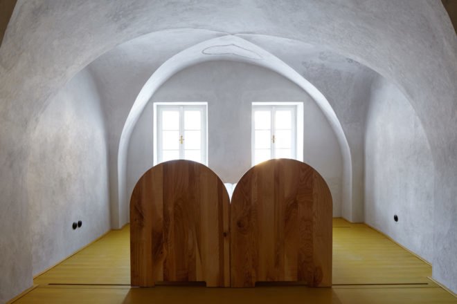 Stajnhaus by ORA, Stajnhaus Mikulov, Stajnhaus guest house, adaptive reuse in Czech Republic, home turned into guesthouse, 16th century adaptive reuse,