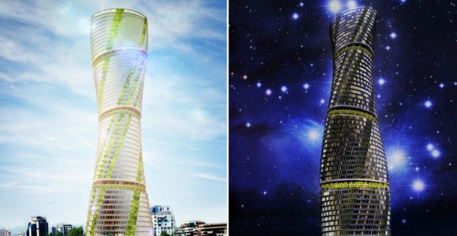 Hermann Kamte & Associates, Native Skyscraper, Experimental Hybrid Wooden Tower, cameroon wooden skyscraper, skyscraper designs, timber skyscrapers, cameroon urban design, skyscapers africa, skyscraper design for cameroon, sustainable design, green design, green building, timber buildings, timber architecture,