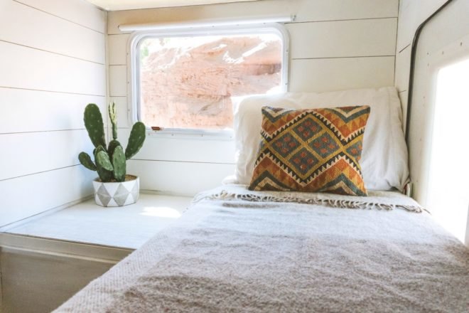Winnhaven Camper, wander in the west, camper conversions, tiny home living, tiny home design, home on wheels, camper living, camper homes, van restoration, van homes, led lighting, bus restoration, tiny home design, van design, van conversion, restoring old vans, minimalist living, green design, sustainable design