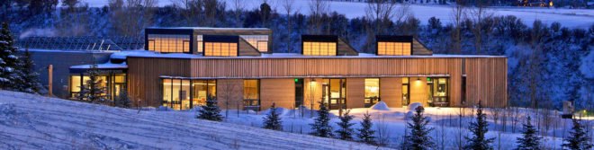 Aspen Community School by Studio B, Aspen Community School, Aspen Community School Colorado, Studio B school renovation, Aspen solar powered school, solar powered primary school,