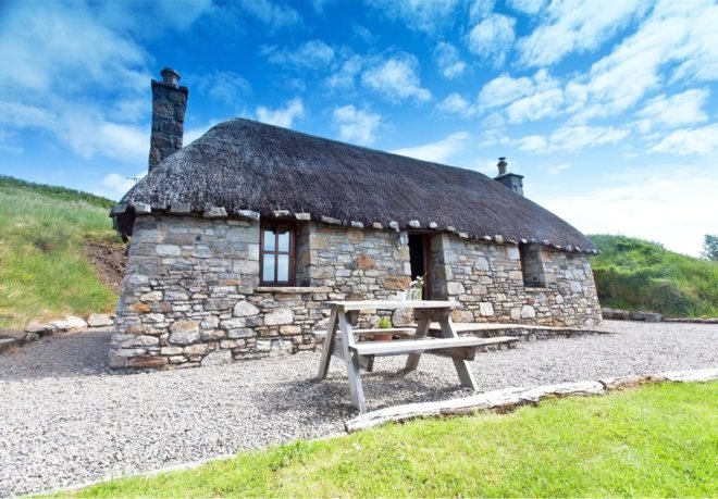 Isle of Skye, Mary's Cottage, for sale, Scotland, village, Strutt and Parker, architecture,