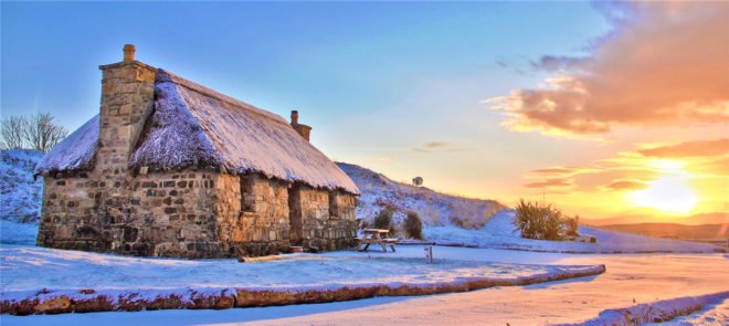 Isle of Skye, Mary's Cottage, for sale, Scotland, village, Strutt and Parker, architecture,