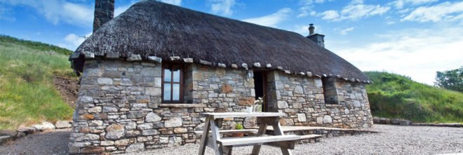 Isle of Skye, Mary's Cottage, for sale, Scotland, village, Strutt and Parker, architecture,