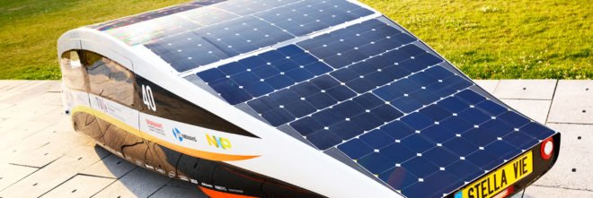 Eindhoven University of Technology, TU/e, solar-powered, car, vehicle, Stella Vie, solar car, clean energy, renewable energy,