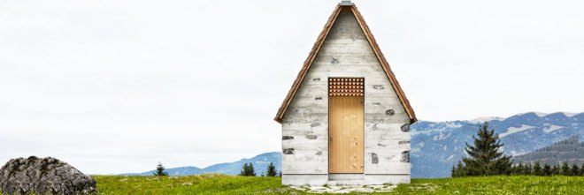 Wirmboden chapel, Innauer-Matt Architects, chapel, Austria, locally sourced stone, natural building materials, natural light, spruce, stone, green architecture, tiny buildings