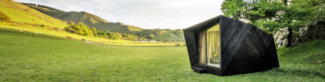 Arthur's cave cabin, Arthur's cave by Miller Kendrick architects, Arthur's cave by Epic Retreats, Arthur's cave in Welsh countryside, Arthur's cave in Wales, sheep wool insulation,